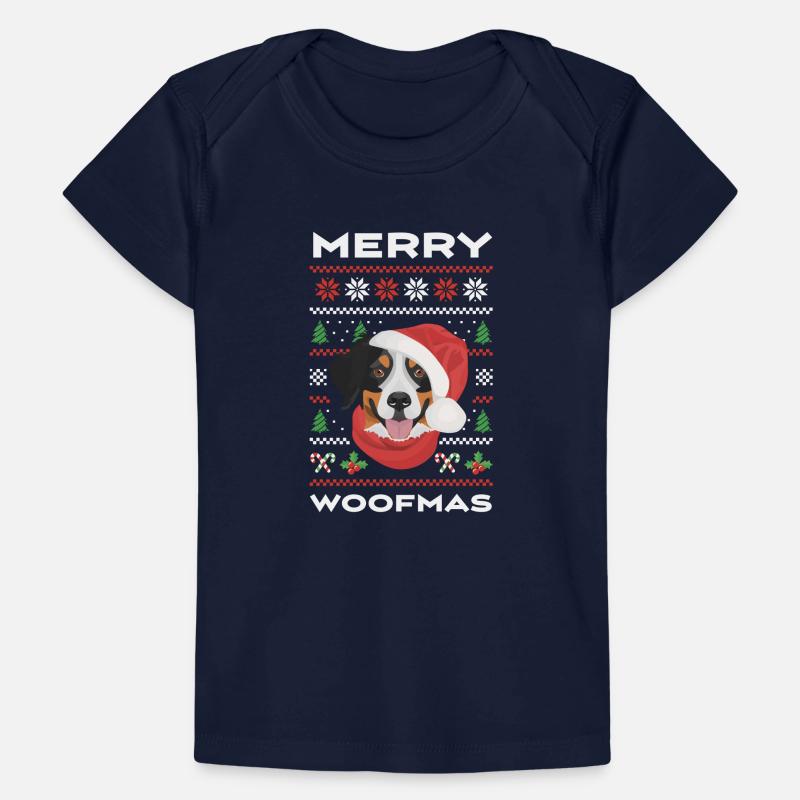 Bouvier Bernois Joyeux Noël T-shirt Premium bébé bio