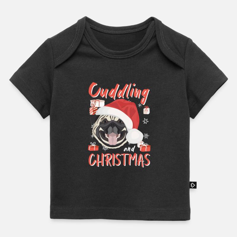 Carlin Joyeux Noël - T-shirt Premium bébé bio - noir