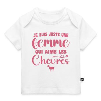 I'm just a woman who loves goats - Baby Premium Organic T-shirt - dark navy - Front