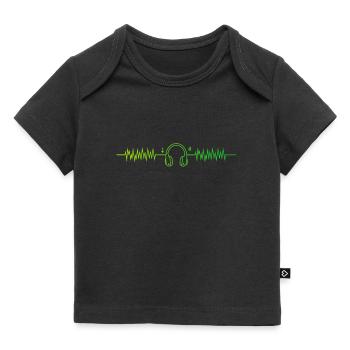 Musiker Musikerin Musik spielen musizieren Musik - Baby Premium Organic T-Shirt - Schwarz - Vorne