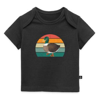 Ducks Swimming Fly Waddle Rubber Duck Duck - Baby Premium Organic T-shirt - black - Front