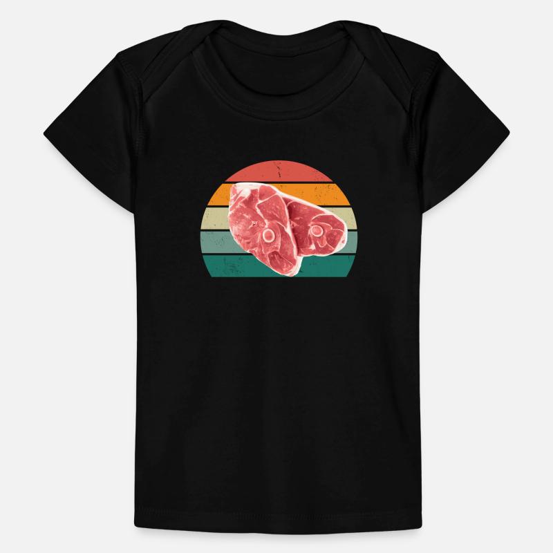Boucher Fleischer Wurst croûte Fleischerei Fleischerei Fleisch T-shirt Premium bébé bio