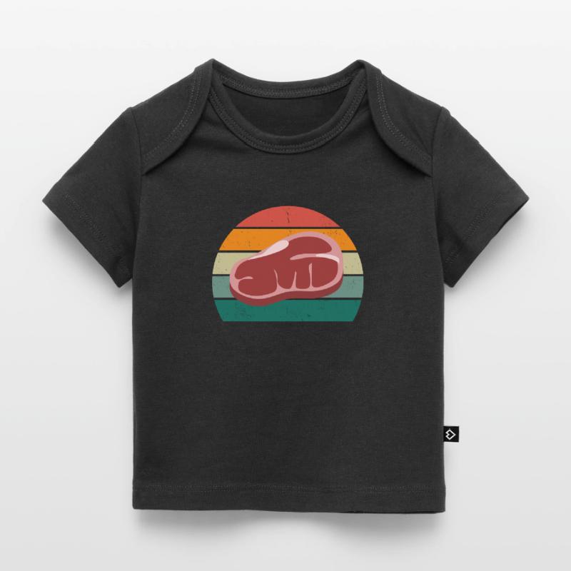 Butcher Fleischer Wurst rind Fleischerei Fleischerei Fleisch Baby Premium Organic T-shirt