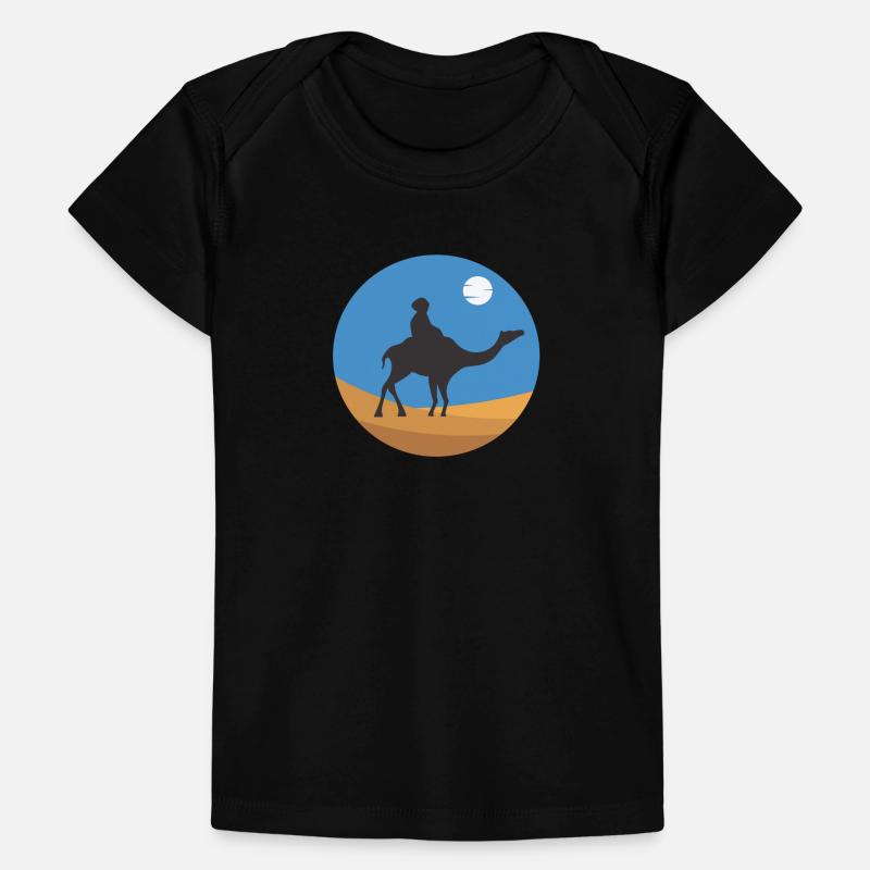 Kameler trampar djuröknen Arabien Dromedar kamel Baby Premium T-shirt