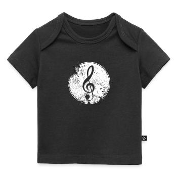 Musiker Musikerin Musik spielen musizieren Musik - Baby Premium Organic T-Shirt - Schwarz - Vorne