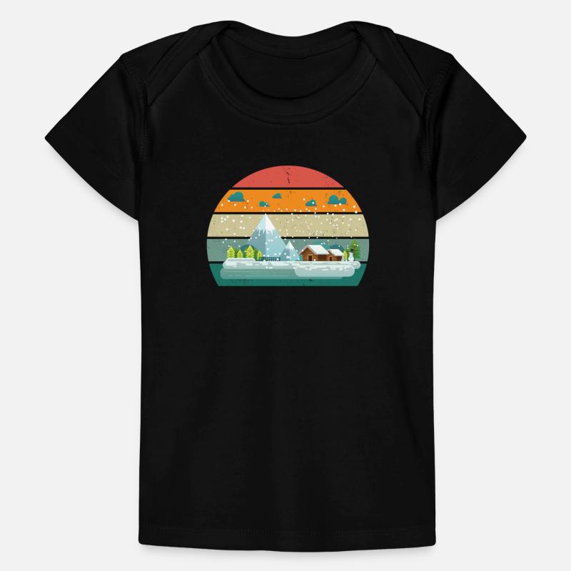 cold cold snow ice snowman snowball winter Baby Premium Organic T-shirt