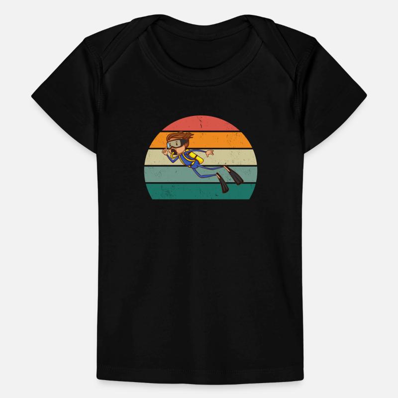 Plongeur Plongée Plongée Oxygène Plongée T-shirt Premium bébé bio