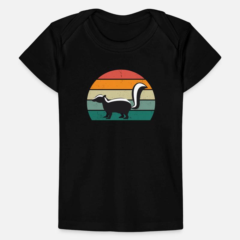 Skunks stink mammals defend skunk Baby Premium Organic T-shirt