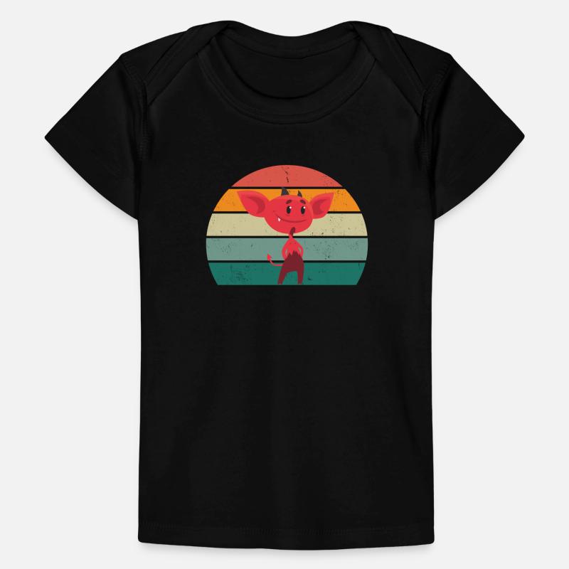 devil devilish satan evil hell fear horror Baby Premium Organic T-shirt