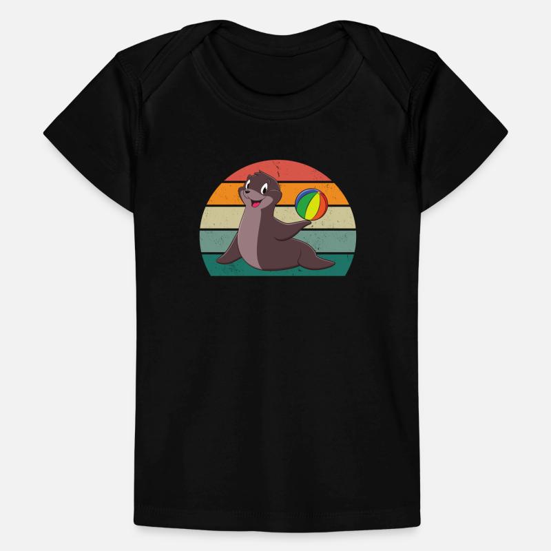 phoques phoques phoques phoques phoques à oreilles nageuses phoque T-shirt Premium bébé bio