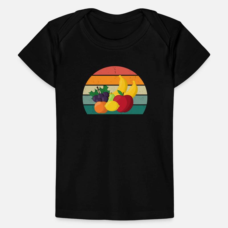 Frucht Früchte Erdbeere Melone Orange Kirsche Obst Baby Premium Organic T-Shirt