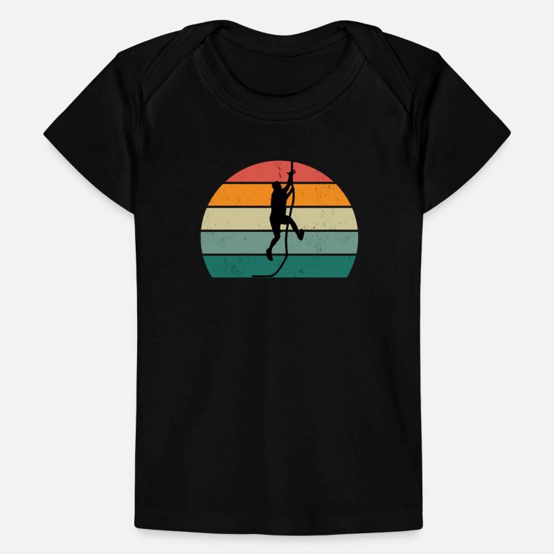 Grimpeur Grimpeur Bloc Escalade de bloc T-shirt Premium bébé bio