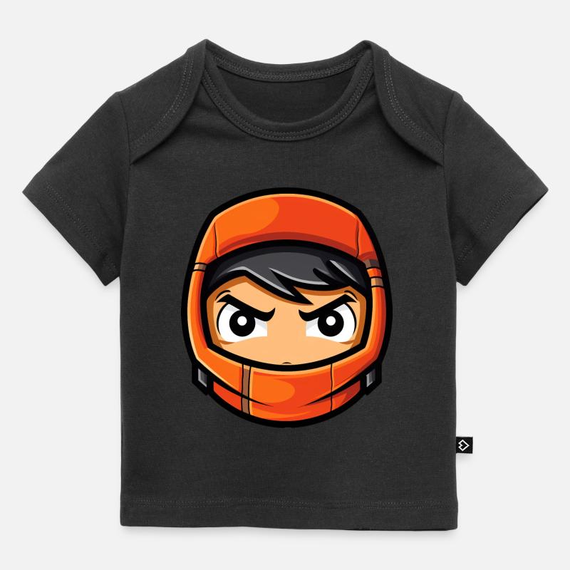 Ninja mignon d’Halloween - T-shirt Premium bébé bio - noir