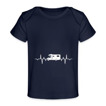 le docteur a dit que je devais camper plus - T-shirt Premium bébé bio - marine foncé - Devant