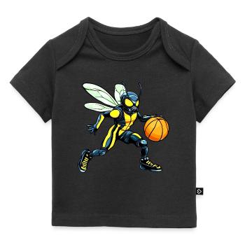 Joueur de basket-ball des Wasps / Basket-ball Guêpe - T-shirt Premium bébé bio - noir - Devant