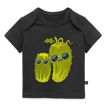 Cool Sunglasses Vegetable Gift Idea Cucumber - Baby Premium Organic T-shirt - black - Front