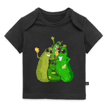 Pickle Cucumber Vegetable Gift Cucumber - Baby Premium Organic T-shirt - black - Front