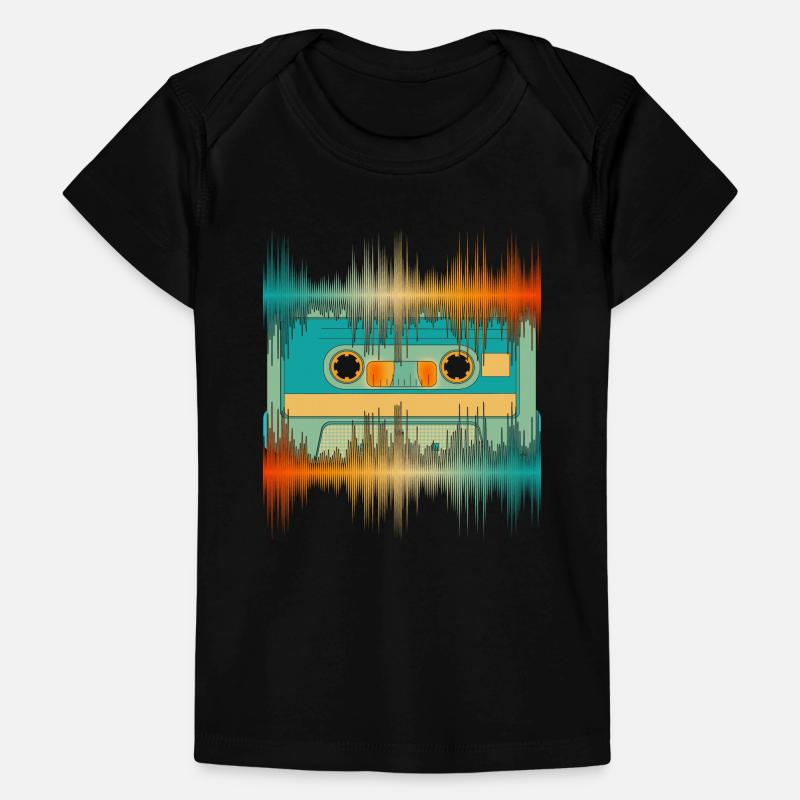 Equalizer Tontechnik Geschenk Kassette Soundwave Baby Premium Organic T-Shirt