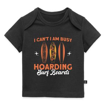 Sammeln Surfen Sammlung Geschenk - Baby Premium Organic T-Shirt - Schwarz - Vorne
