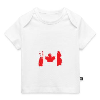 Je peux pas, j'me barre au canada. Cadeau humour - T-shirt Premium bébé bio - marine foncé - Devant