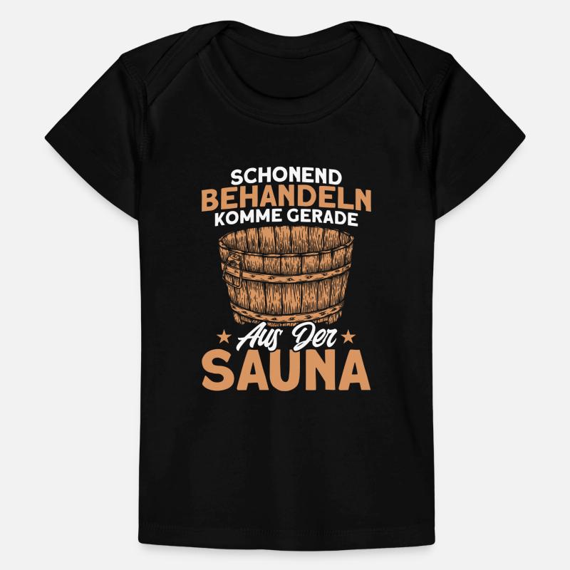 Sauna Schonend Behandeln Geschenk Baby Premium Organic T-Shirt