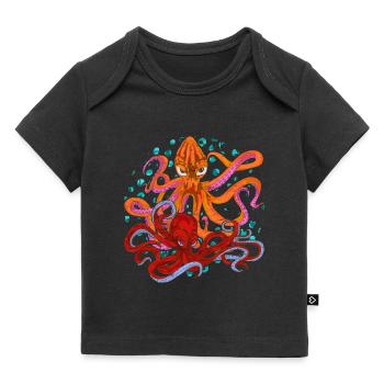 Sea Creatures Ocean Animal Octopus Gift Octopus - Baby Premium Organic T-shirt - black - Front