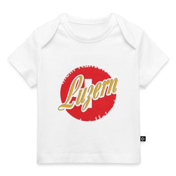 Cadeau My Home Lucerne - T-shirt Premium bébé bio - marine foncé - Devant