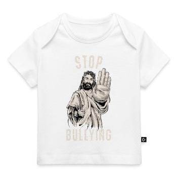 Stopp Mobbing - Baby Premium Organic T-Shirt - Dunkelnavy - Vorne