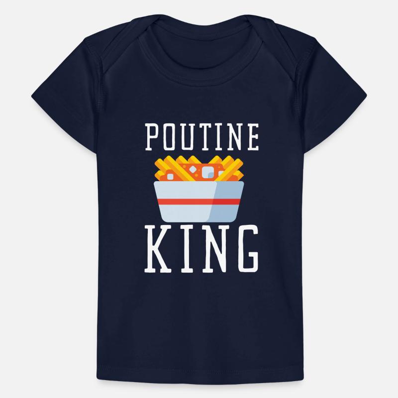 Cheese Curds Gravy Mix Canada Poutine T-shirt Premium bébé bio