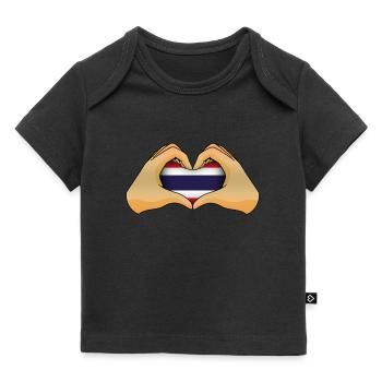Thaïlande - T-shirt Premium bébé bio - noir - Devant