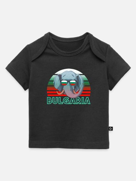 Bulgarien - Baby Premium Organic T-Shirt - Schwarz