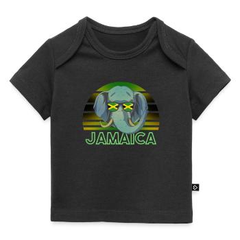 Jamaïque - T-shirt Premium bébé bio - noir - Devant