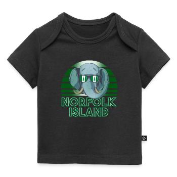 Norfolk Island - Baby Premium Organic T-shirt - black - Front