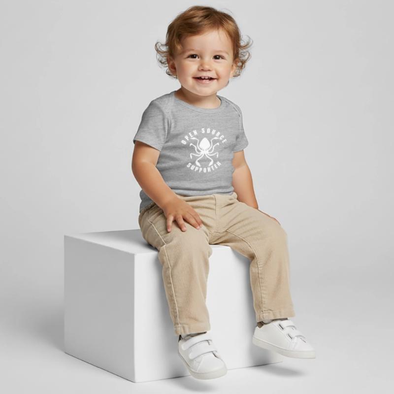 LUZILLION CODER COUTURE, OPEN SOURCE SUPPORTER Baby Premium Organic T-shirt