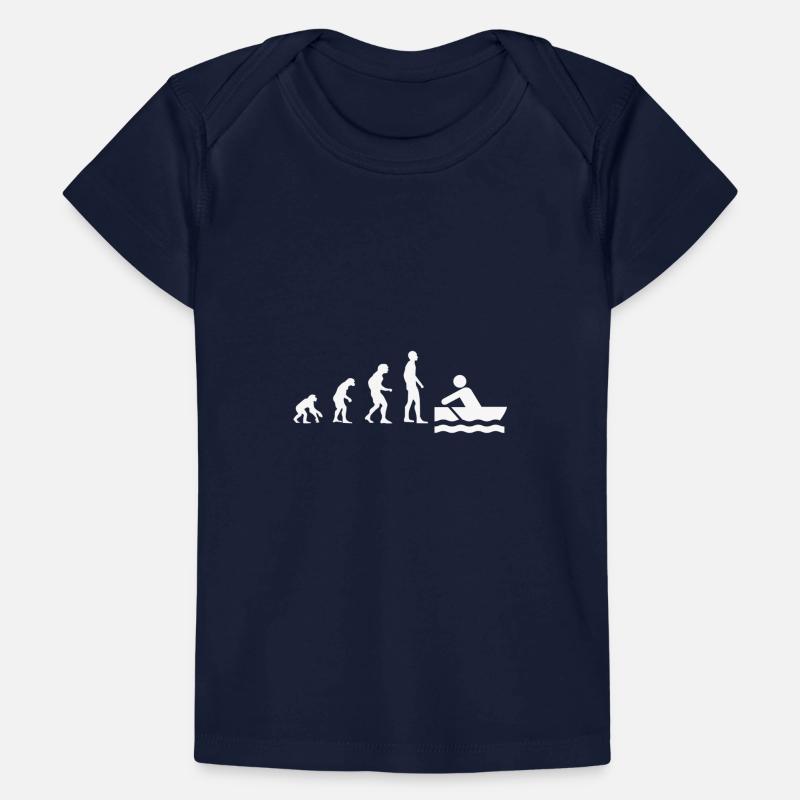 Evolution Aviron Sport Hobby T-shirt Premium bébé bio