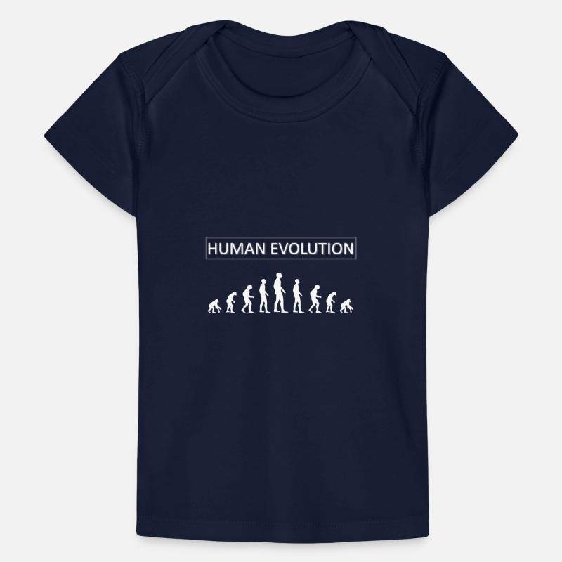 Human Evolution Funny Baby Premium Organic T-shirt