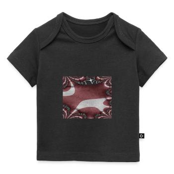 Lettland Flagge Riga - Baby Premium Organic T-Shirt - Schwarz - Vorne