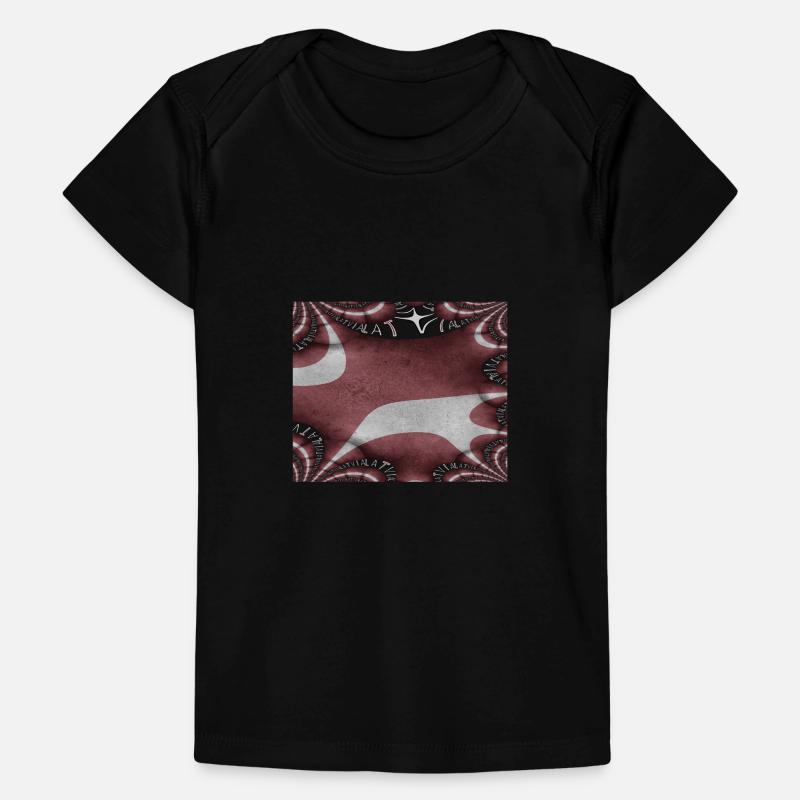 Drapeau de la Lettonie Riga T-shirt Premium bébé bio