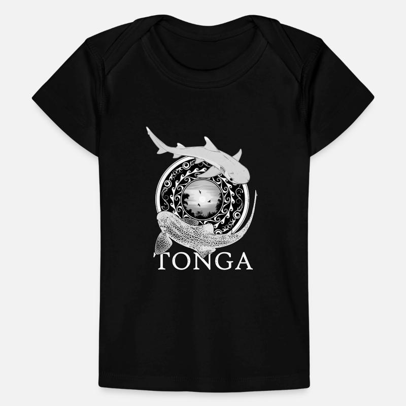Requin zèbre des Tonga requin de récif à pointe blanche T-shirt Premium bébé bio