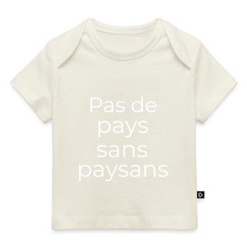 No country without peasants - Baby Premium Organic T-shirt - dark navy - Front