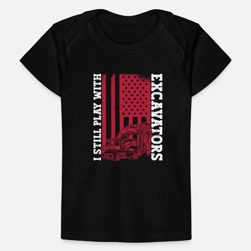 Baggerfahrer Bagger États-Unis T-shirt Premium bébé bio