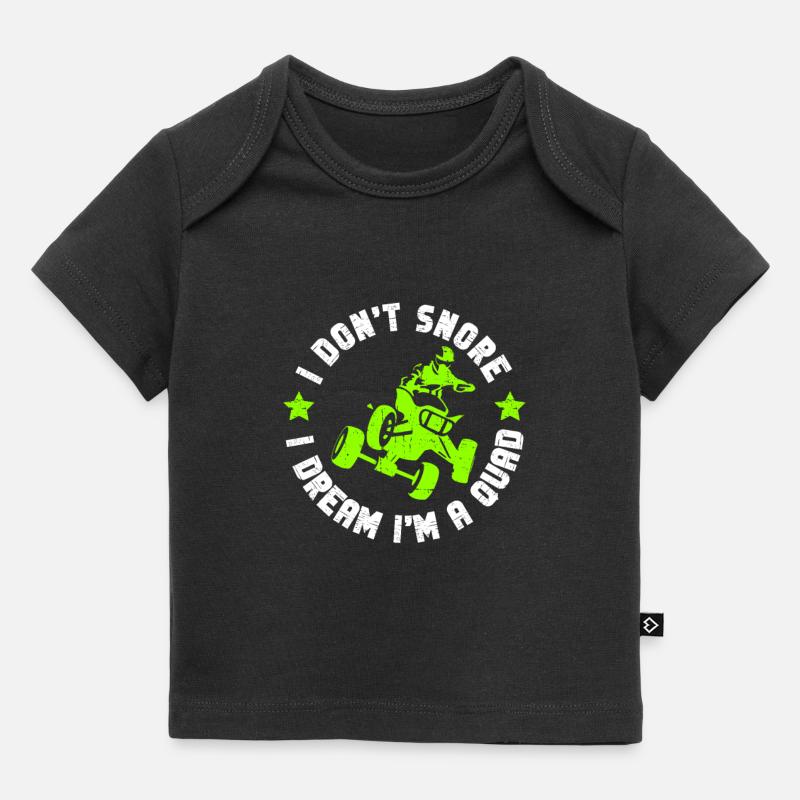 Quad Quadfahrer - T-shirt Premium bébé bio - noir