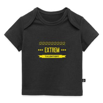 ich habe richtig Talent - Baby Premium Organic T-Shirt - Schwarz - Vorne