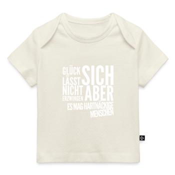 Le bonheur fonctionne toujours - T-shirt Premium bébé bio - marine foncé - Devant
