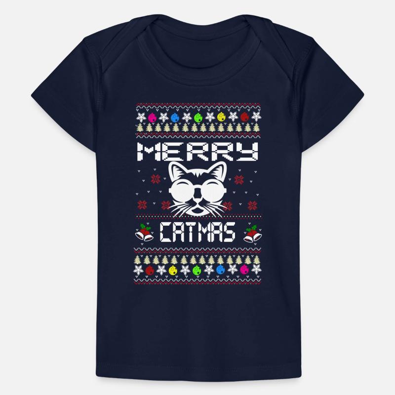 Conception de Noël - Joyeux CATMAS T-shirt Premium bébé bio