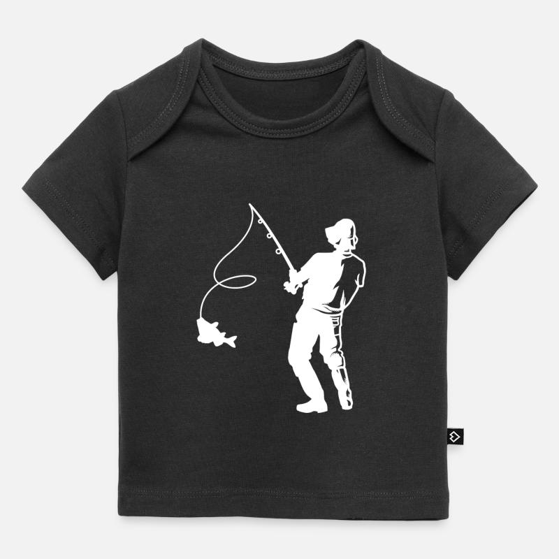 Pêche - T-shirt Premium bébé bio - noir