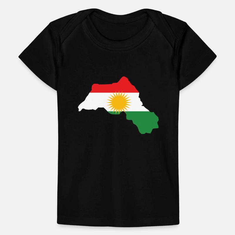 Drapeau du Kurdistan Bakur Bashur Rojava Rojhlt Newroz T-shirt Premium bébé bio