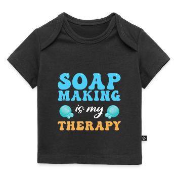 Fabrication de savon Savon fait à la main - T-shirt Premium bébé bio - noir - Devant