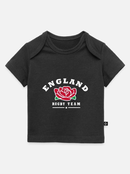 Englische Rugby-Mannschaft - Baby Premium Organic T-Shirt - Schwarz