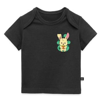 Lièvre - T-shirt Premium bébé bio - noir - Devant